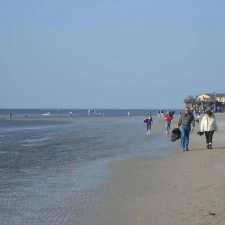 Tatil Evi Fischerkate-mit-schoenem-garten Sankt Peter-Ording